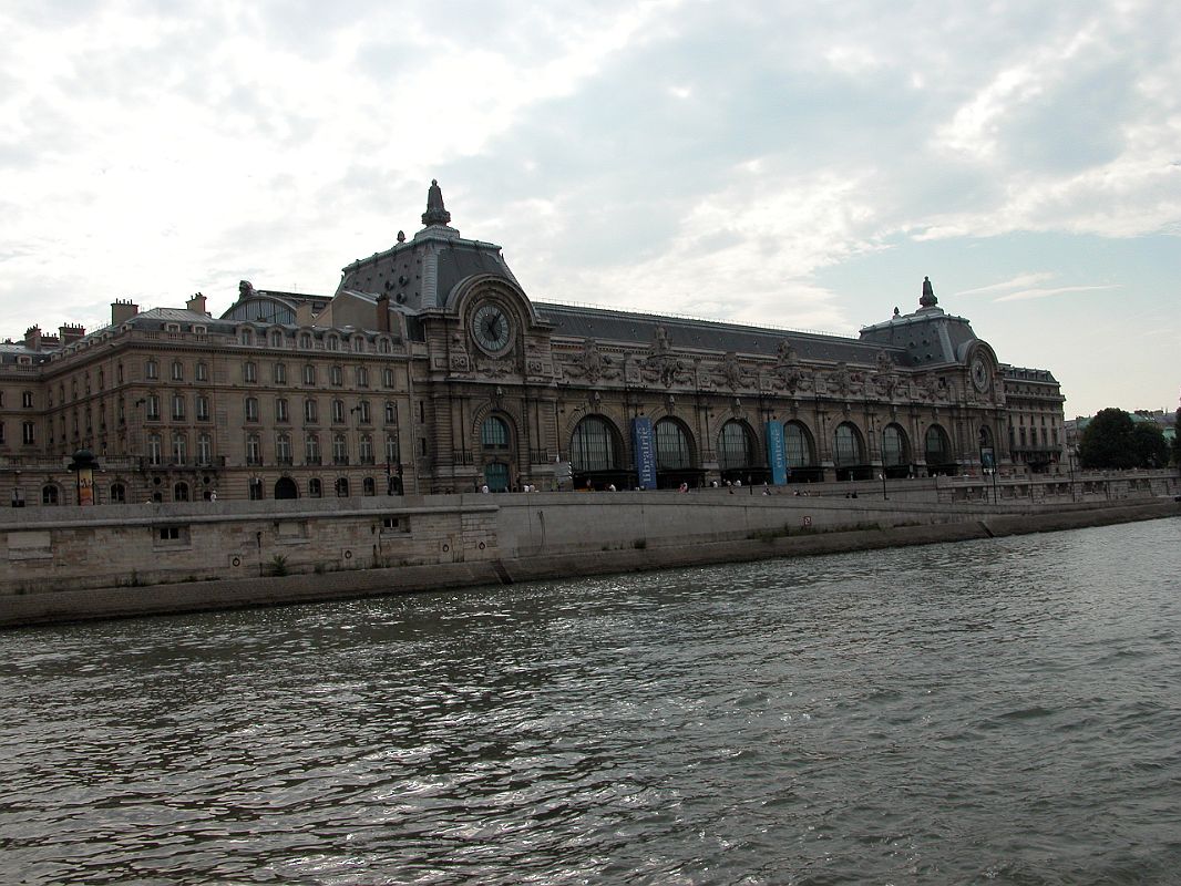 Paris Musee D'Orsay 01 Housed in the former Gare d'Orsay Railway Station From Seine Boat Cruise 